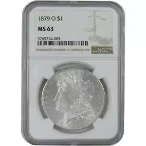 1879 O モルガン ドル MS 63 NGC シルバー $1 未流通コイン SKU:I16469