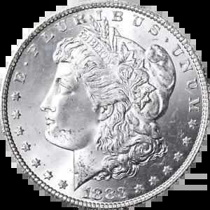 1883-CC GSA モーガン シルバー ダラー NGC MS65 極上のアイアピール ストロングストライク｜WORLD RESOURCE【KING店】