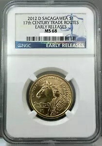 2012 D $1 SACAGAWEA 17 世紀の貿易ルート NGC MS68 早期リリース｜WORLD RESOURCE【KING店】