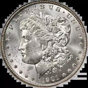 1901-O モーガン シルバー ダラー NGC MS65 ブレイジング ホワイト グレート アイ アピール｜WORLD RESOURCE【KING店】