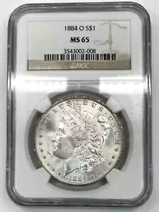 1884年 O モーガン シルバー ダラー NGC MS-65｜WORLD RESOURCE【KING店】