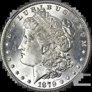 1879-S モーガン シルバー ダラー NGC MS65 ブレイジング ホワイト ジェム 素晴らしい目の魅力｜WORLD RESOURCE【KING店】