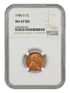1946-S 1C NGC MS67RD｜WORLD RESOURCE【KING店】