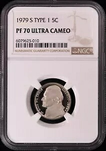 1979-S タイプ 1 ジェファーソン ニッケル NGC PF 70 ウルトラ カメオ｜WORLD RESOURCE【KING店】