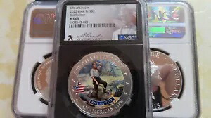 レール スプリッター エイブラハム リンカーン NGC MS69 1/2 オンス シルバー コイン 2$ クック諸島 2022｜WORLD RESOURCE【KING店】