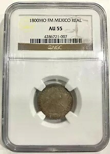 メキシコ帝国 1800(F.M) カロルス IIII リエル NGC AU55 銀貨|WORLD RESOURCE【KING店】