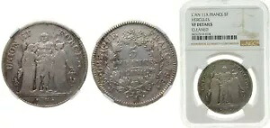 フランス AN 11 (1802) A 5 フラン シルバー (.900) NGC VF｜WORLD RESOURCE【KING店】