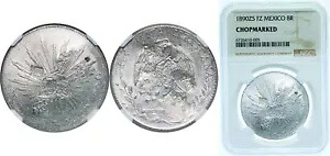 メキシコ 1890 Zs FZ 8 Reales シルバー 903 NGC チョップマーケット|WORLD RESOURCE【KING店】