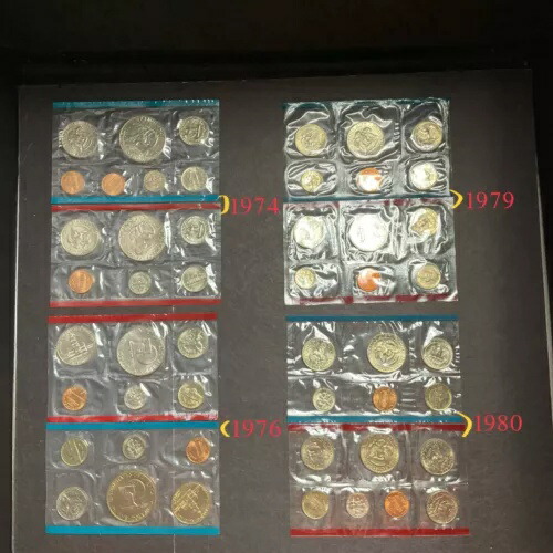 楽天市場】アメリカミントプルーフコイン 1985年 5枚セット 貨幣