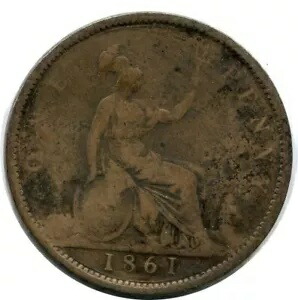 楽天市場】オーストラリア 銅貨 ONE PENNY 年代ランダム VF 1 ペニー