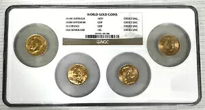 NGC認定20世紀ワールドゴールドコイン4枚セット（未流通）｜WORLD RESOURCE【KING店】 719,180円