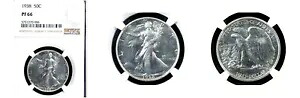 1938 50C PR66 NGC-ウォーキング・リバティ・ハーフ・ダラー--｜WORLD RESOURCE【KING店】