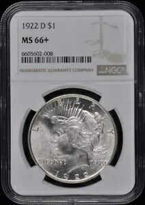 1922-D ピースダラー S$1 NGC MS66+｜WORLD RESOURCE【KING店】