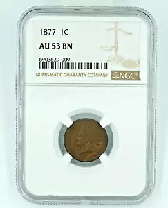 1877 NGC AU53BN インディアンヘッド｜WORLD RESOURCE【KING店】