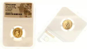 ローマ帝国 - 皇帝ネロ（54-68年） ローマ金貨アウレウス - NGC認定 69381-