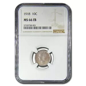 1918年製マーキュリーダイム MS-66 NGC (FB)｜WORLD RESOURCE【KING店】