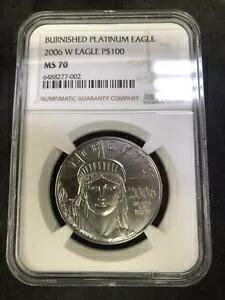 2006年 W $100 1オンス バーニッシュド プラチナ イーグル NGC MS70｜WORLD RESOURCE【KING店】