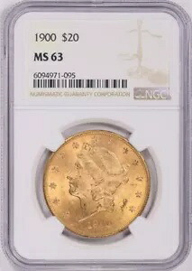 1900年 リバティ ダブルイーグル タイプ3 $20 NGC MS63｜WORLD RESOURCE【KING店】 981,365円