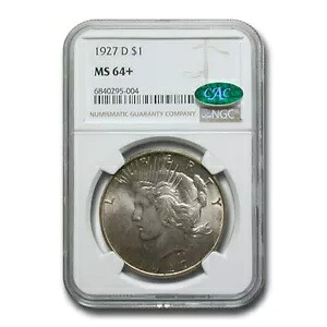 1927-D ピースダラー MS-64+ NGC CAC｜WORLD RESOURCE【KING店】