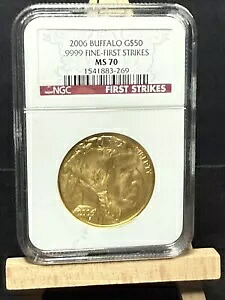 2006年 バッファローゴールド 50ドル NGC MS70 ファーストストライク レッドラベル - 在庫あり|WORLD RESOURCE【KING店】