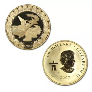 カナダ 2007 オリンピック アイデアル記念 300 ドル金貨 NGC PF69UCAM プルーフコイン｜WORLD RESOURCE【KING店】