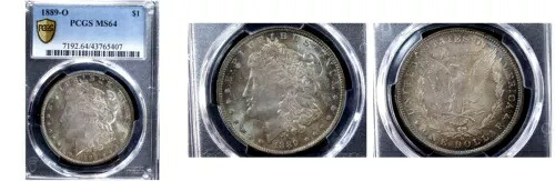 1889-O $1 MS64 PCGS-モルガン・ダラー--|WORLD RESOURCE【KING店】