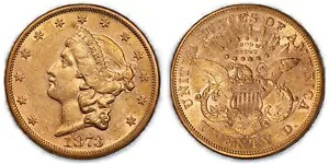 1873-S リバティ ダブルイーグル タイプ2 $20 NGC AU55|WORLD RESOURCE【KING店】