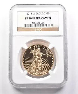 2013-W 50ドル アメリカン ゴールド イーグル 1オンス ゴールド PF70 UCAM NGC *1868|WORLD RESOURCE【KING店】
