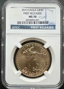 2013年 50ドル アメリカン・ゴールド・イーグル NGC MS 70 ファーストリリース｜WORLD RESOURCE【KING店】