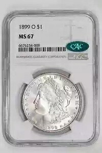 1899-O モーガン・ダラー NGC MS67 CAC - スーパー PQ!｜WORLD RESOURCE【KING店】