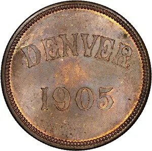 1905年 SC$1 デンバー造幣局 オープニング ソコールド ドル NGC MS65 BN コロラド HK-876｜WORLD RESOURCE【KING店】
