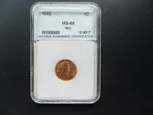 1942 年小麦ペニー、最高グレード MS68 NNC。必見です。｜WORLD RESOURCE【KING店】