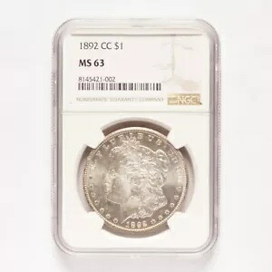 1892年-CC モルガン銀貨 NGC MS63｜WORLD RESOURCE【KING店】
