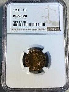 1881年インディアンヘッドセント NGC PF67 RB｜WORLD RESOURCE【KING店】