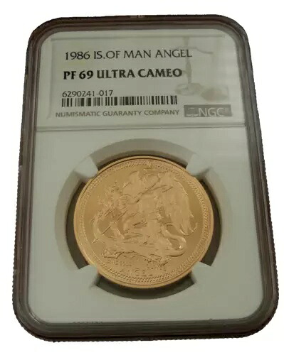 マン島 1986年 金貨 1オンス 1エンジェル NGC PF69UC｜WORLD RESOURCE【KING店】