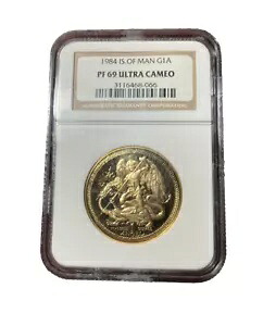 マン島 1984年 金貨 1オンス 1エンジェル NGC PF69UC｜WORLD RESOURCE【KING店】