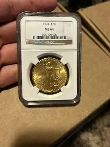 1924年 G$20 セント・ゴーデンズ ゴールド ダブルイーグル MS64 NGC｜WORLD RESOURCE【KING店】