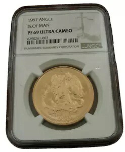 マン島 1987年 金貨 1オンス 1エンジェル NGC PF69UC｜WORLD RESOURCE【KING店】