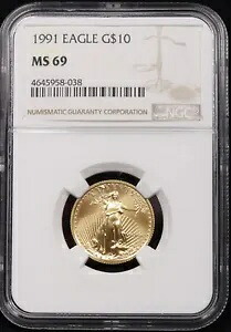 NGC 1991 10ドル 1/4オンス ゴールドイーグル MS69 #4645958-038｜WORLD RESOURCE【KING店】