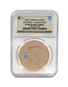 2009年 イギリス 5ポンド オリンピック カウントダウン NGC PF69 ウルトラカメオ|WORLD RESOURCE【KING店】