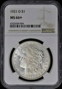 1921-D モルガン・ダラー S$1 NGC MS66+｜WORLD RESOURCE【KING店】 888,580円