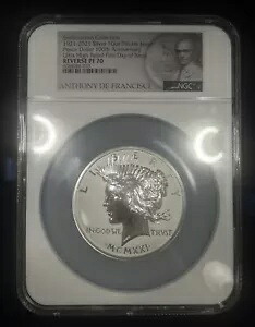 1921-2021 NGC PF70 ピースドル スミソニアン 10オンス シルバー 発行初日 OGP｜WORLD RESOURCE【KING店】