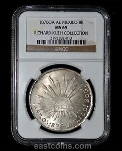 NGC MS65 1870OA AE メキシコ 8レアル、NGCによる最高評価|WORLD RESOURCE【KING店】