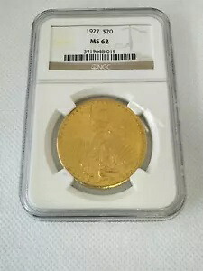 1927年 セント・ゴーデン 20ドル NGC MS62｜WORLD RESOURCE【KING店】