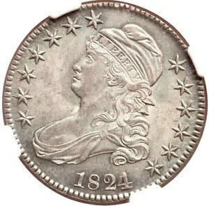 1824/1 50C MS62 NGC｜WORLD RESOURCE【KING店】