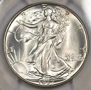 1937年-D ウォーキング・リバティ・ハーフダラー MS67 PCGS CAC 極上逸品！ #DCF7｜WORLD RESOURCE【KING店】
