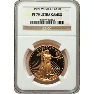 1995-W 1オンス プルーフ アメリカン ゴールド イーグル コイン NGC PF70 UCAM|WORLD RESOURCE【KING店】