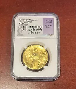 GC012 2015 W$100 アメリカンゴールドリバティハイレリーフ E.ジョーンズ署名 (チャリティ向け)|WORLD RESOURCE【KING店】