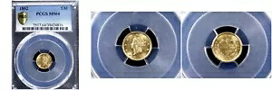 1852 G$1 MS64 PCGS-PQ-金貨--|WORLD RESOURCE【KING店】