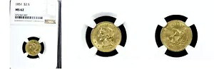 1851 $2.50 MS62 NGC-リバティヘッドクォーターイーグル--|WORLD RESOURCE【KING店】
